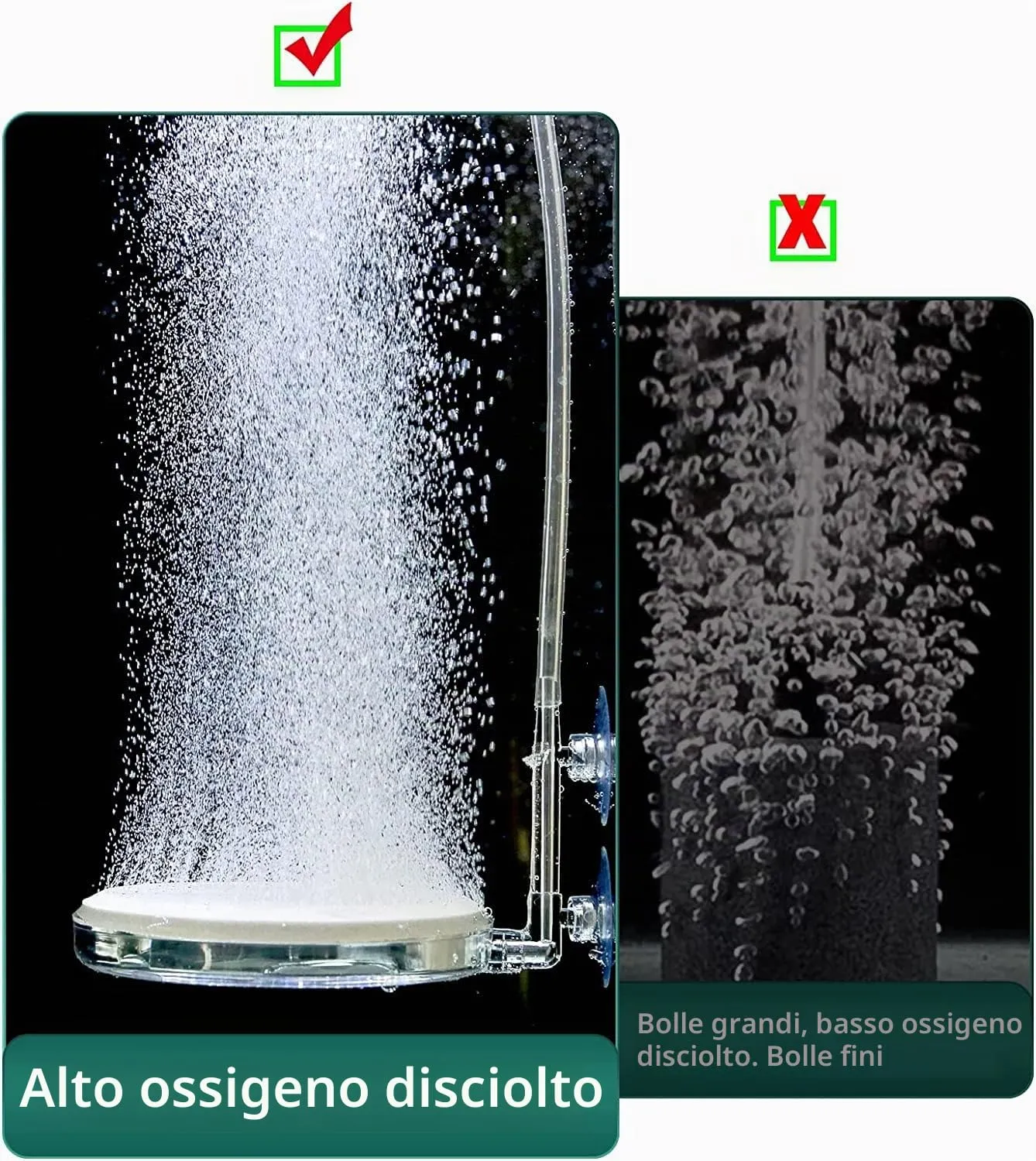 boxtech Y100 Pietra Porosa Nano Diffusore Ossigeno