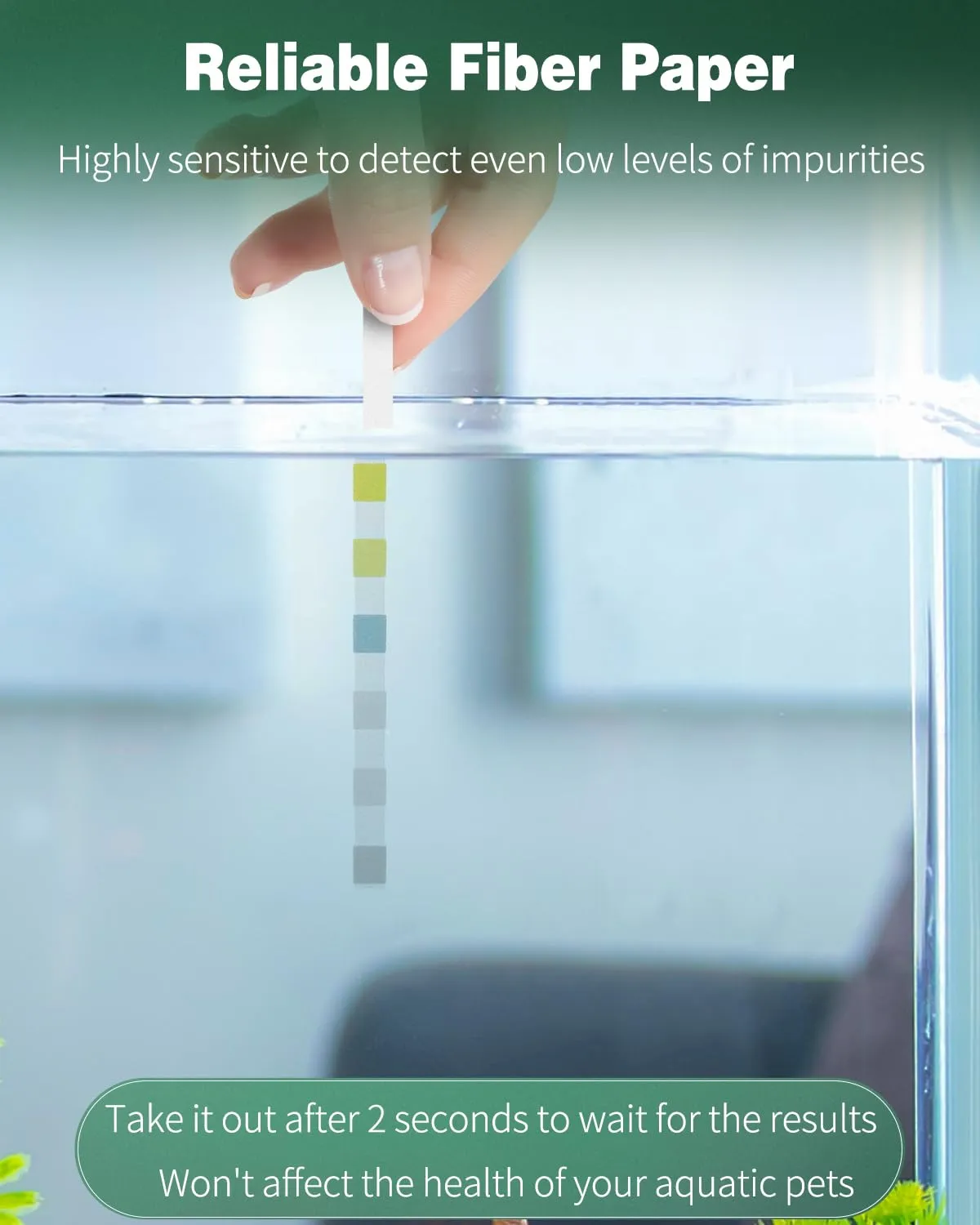 Pawfly Strisce Test Acquario 6 in 1 100 Pezzi con Provetta