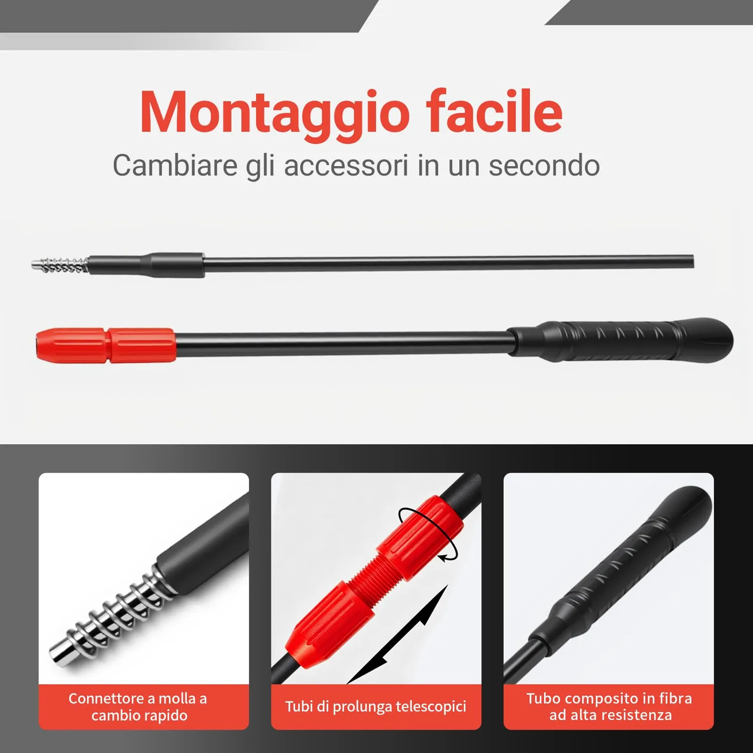 Boxtech 6 in 1 kit pulizia acquario manuale