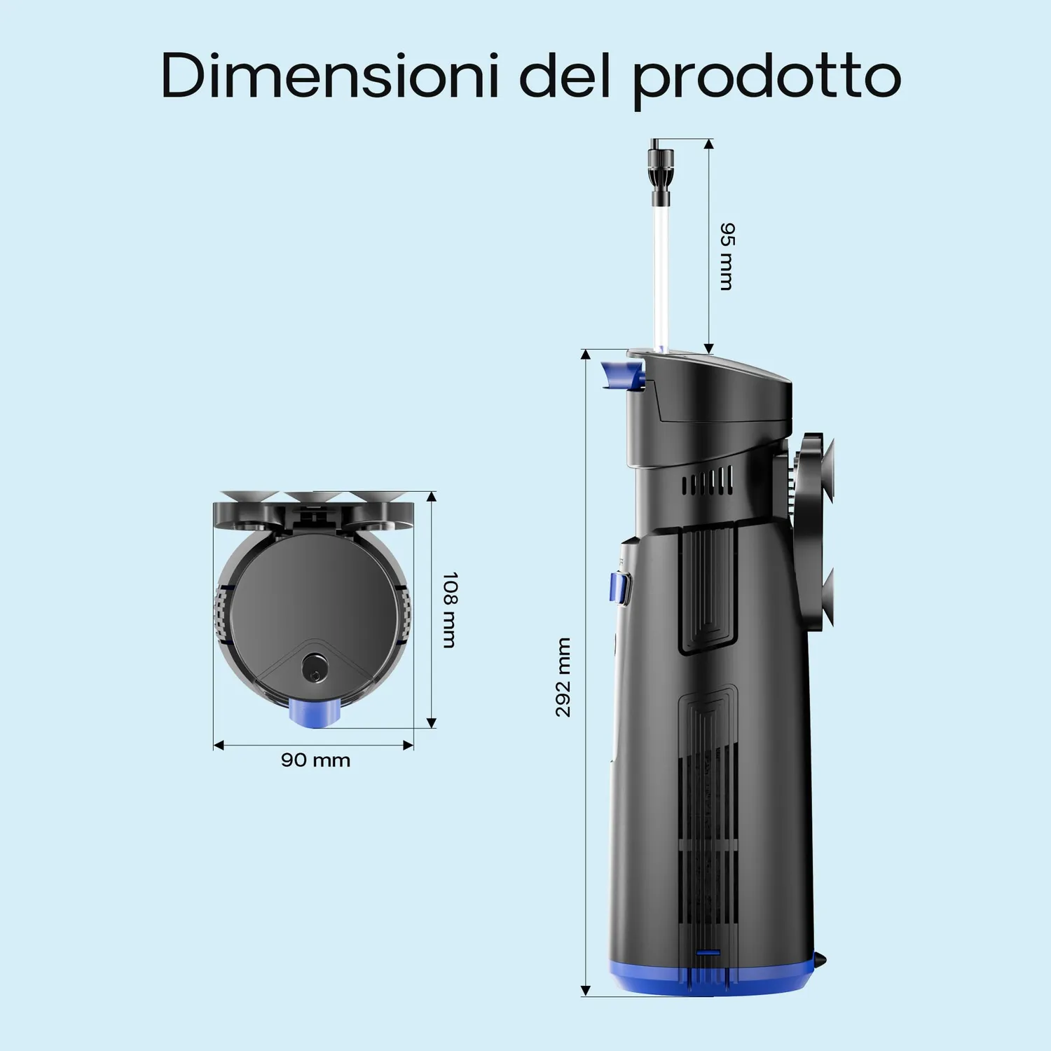 SunSun CUP-809 pompa acquario 4in1 700 l/h UVC 9W
