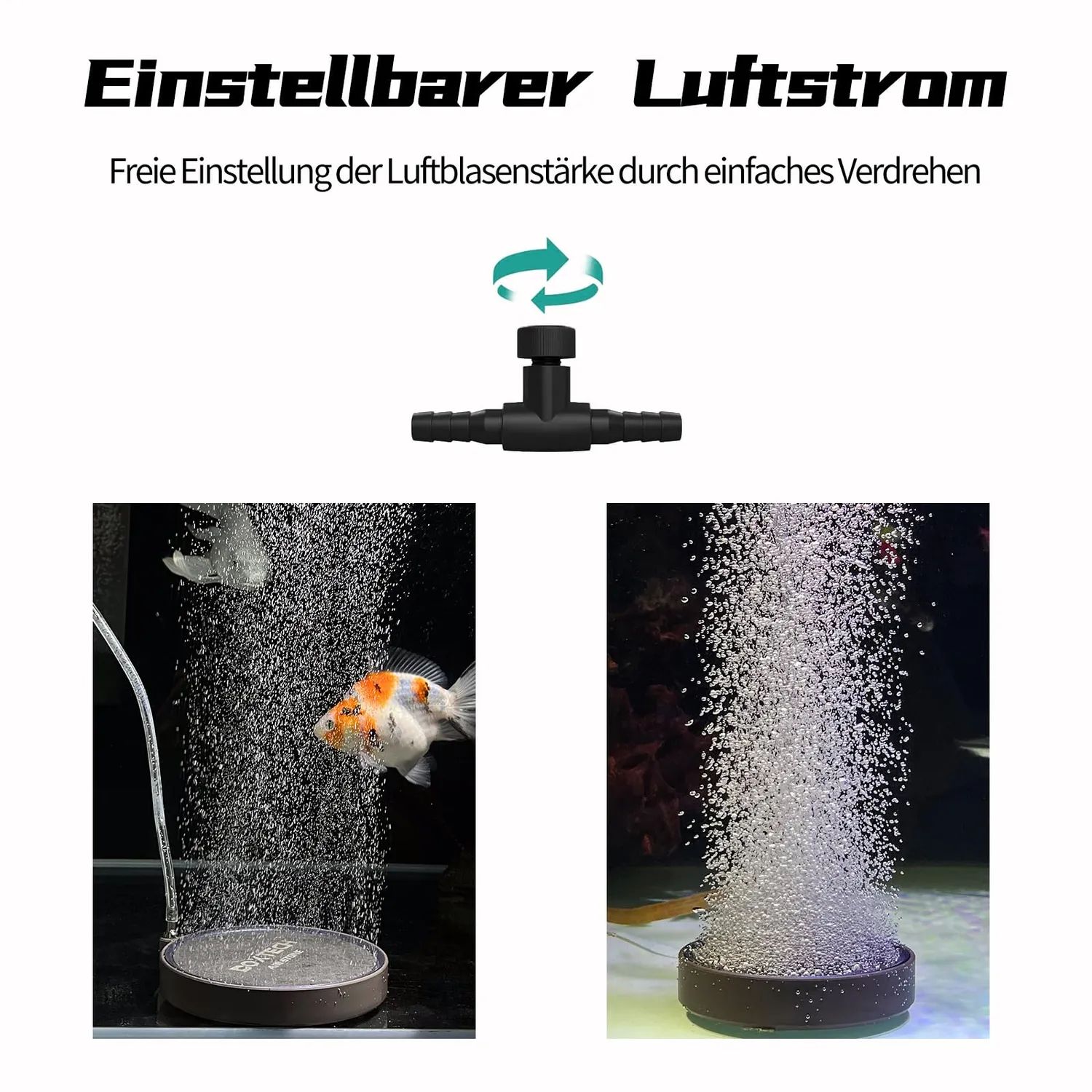Boxtech pietra porosa acquario 80 mm kit tubo