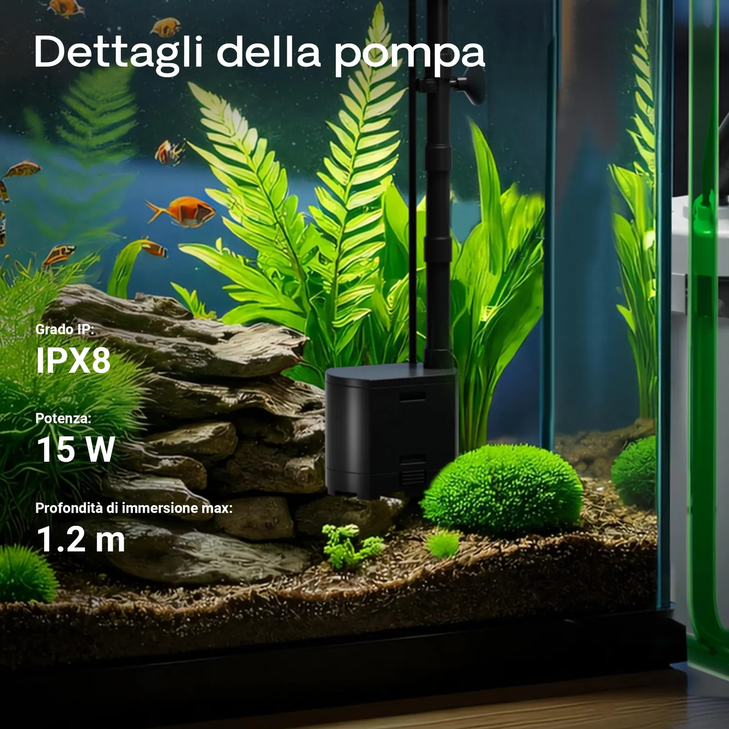 SunSun HW-504A Filtro Esterno Acquario 800 l/h 15W 4 Stadi 400 L