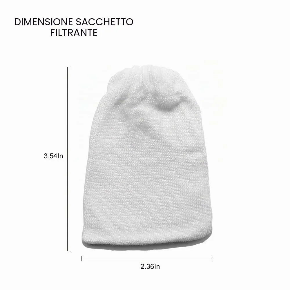 Boxtech sacchetti filtro acquario poliestere 4 pz media bag