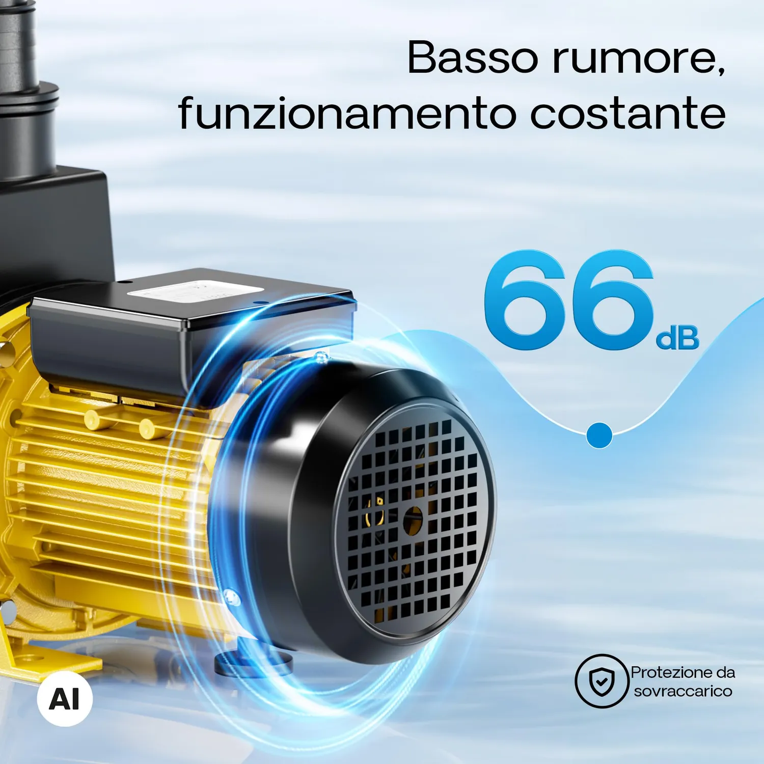 SunSun Pompa Piscina Ricircolo 13000 l/h 550W Filtro