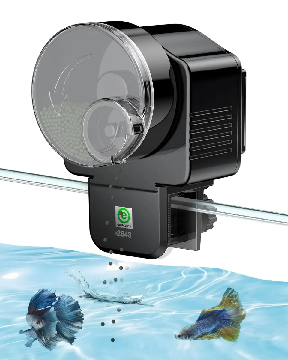 Pawfly distributore automatico pesci 60 ml a batteria