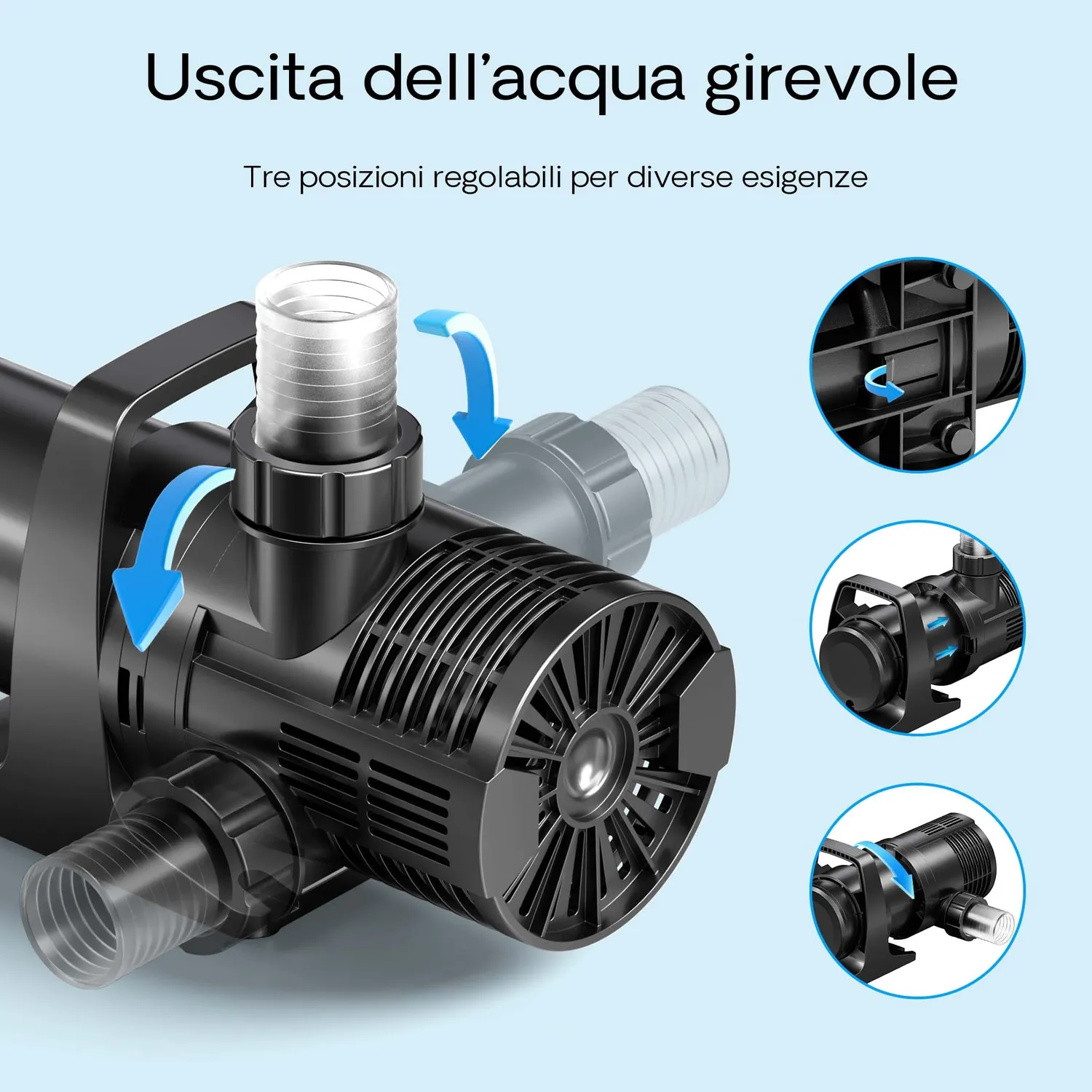 SunSun CMP-28000 pompa laghetto 28000 l/h prevalenza 7,5 m