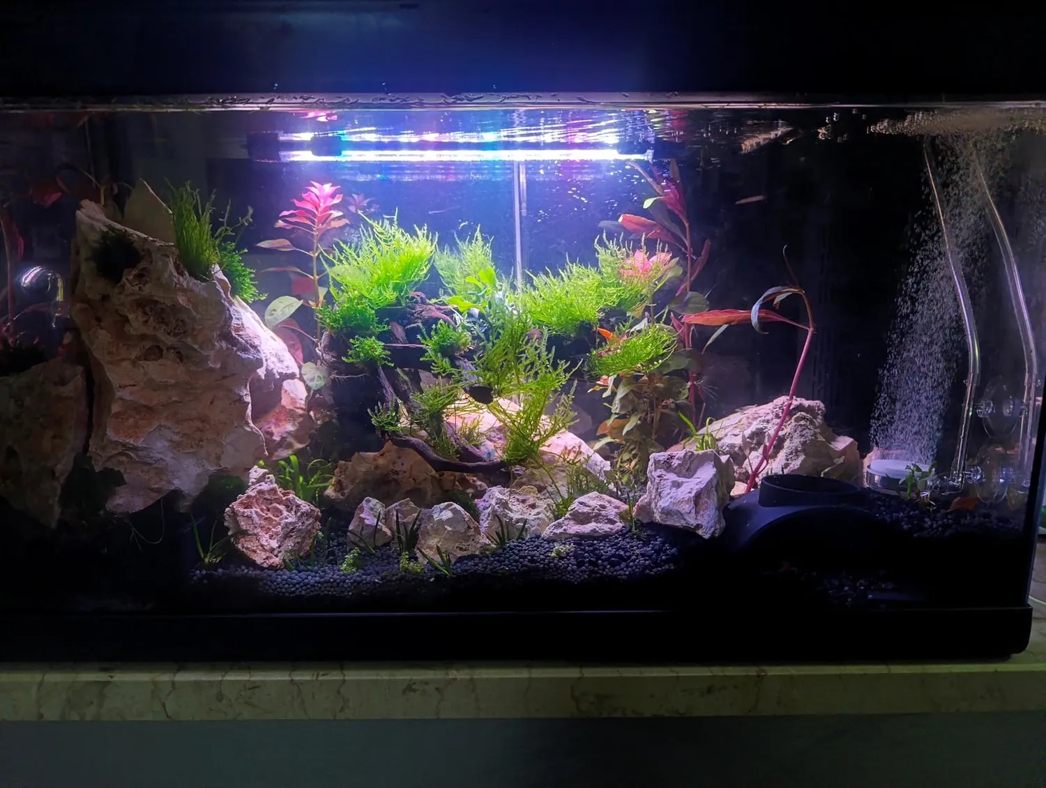 boxtech diffusore aria acquario 35 mm kit silenzioso