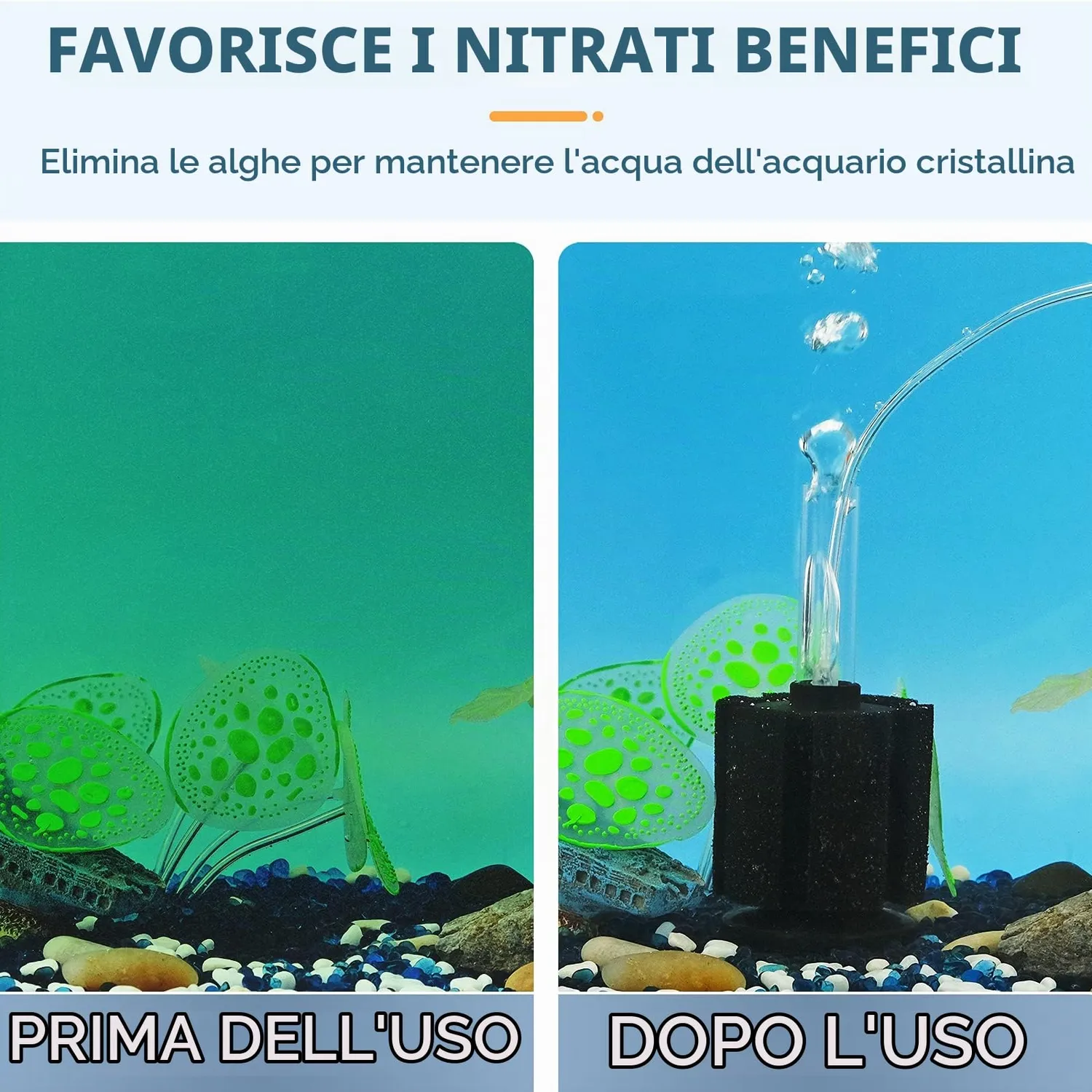 Pawfly filtro spugna nano 3 pz fino a 40L betta gamberi
