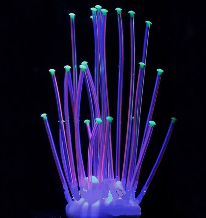 Aquariatech Decorazione 26O 10x5x21 silicone fluo
