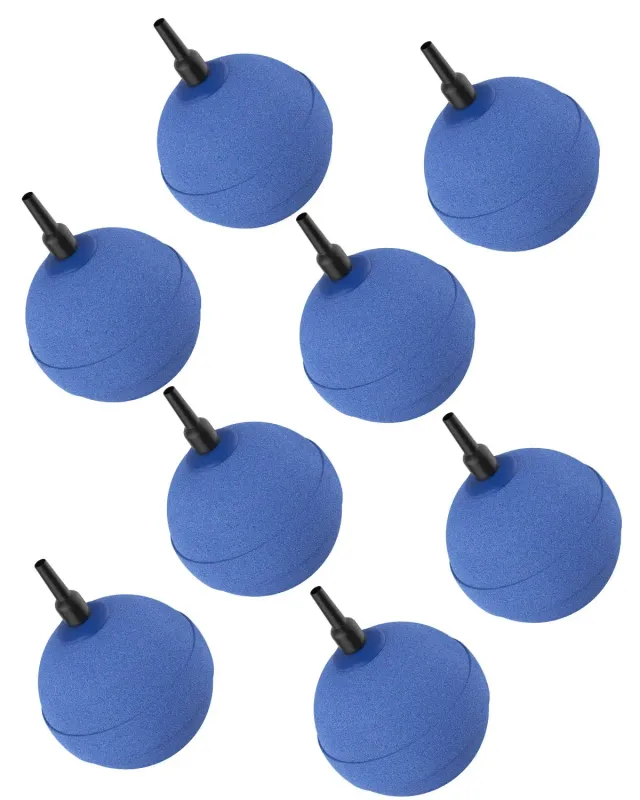 Pawfly Pietre Porose Aria Acquario 5 cm Blu 8 Pezzi