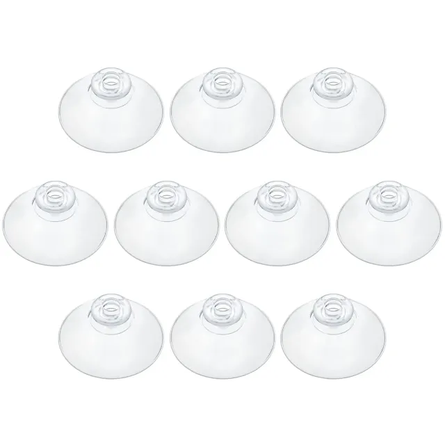 Pawfly Ventose Trasparenti 4,5 cm 10 Pezzi Multiuso
