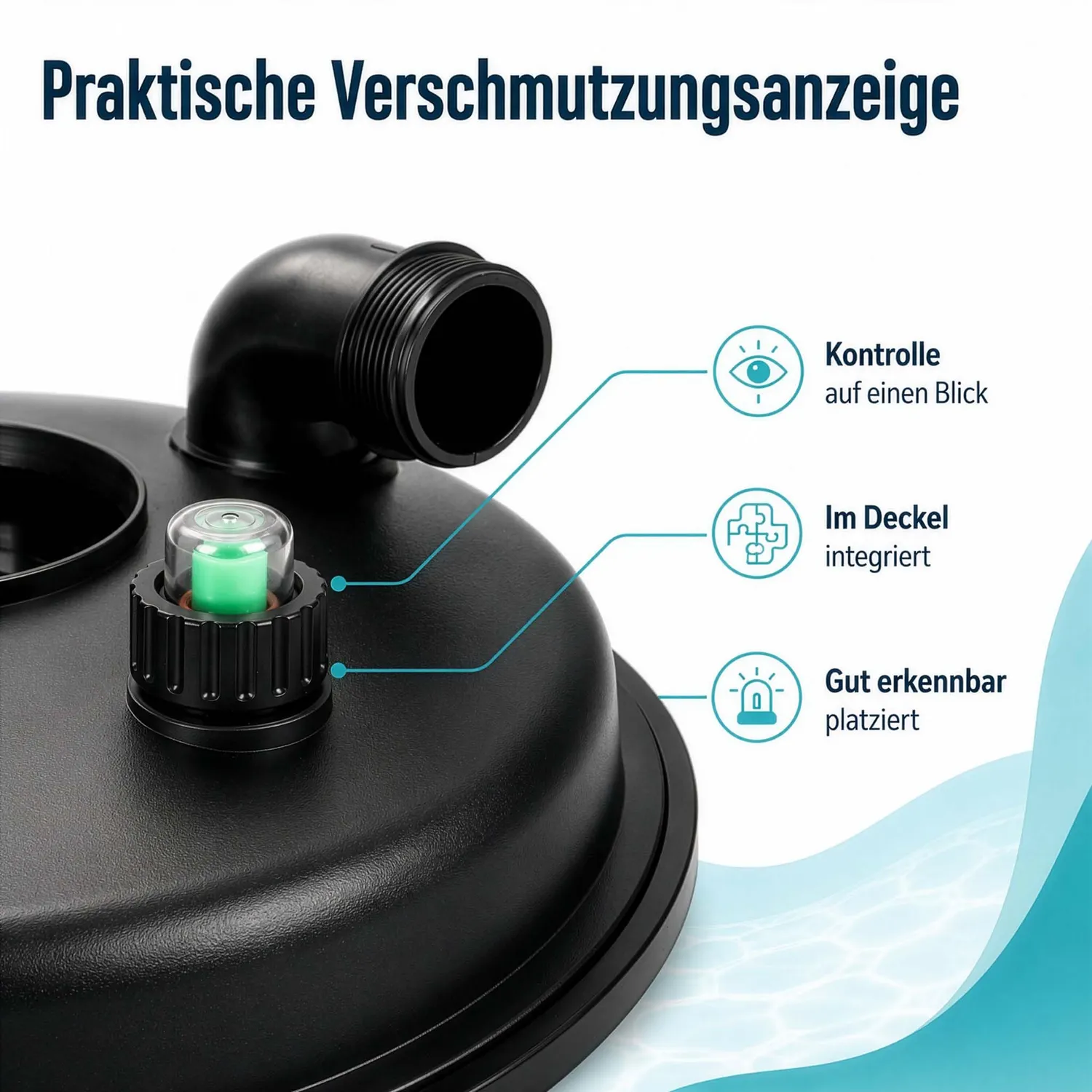 SunSun CPF-280 Coperchio Ricambio Filtro a Pressione