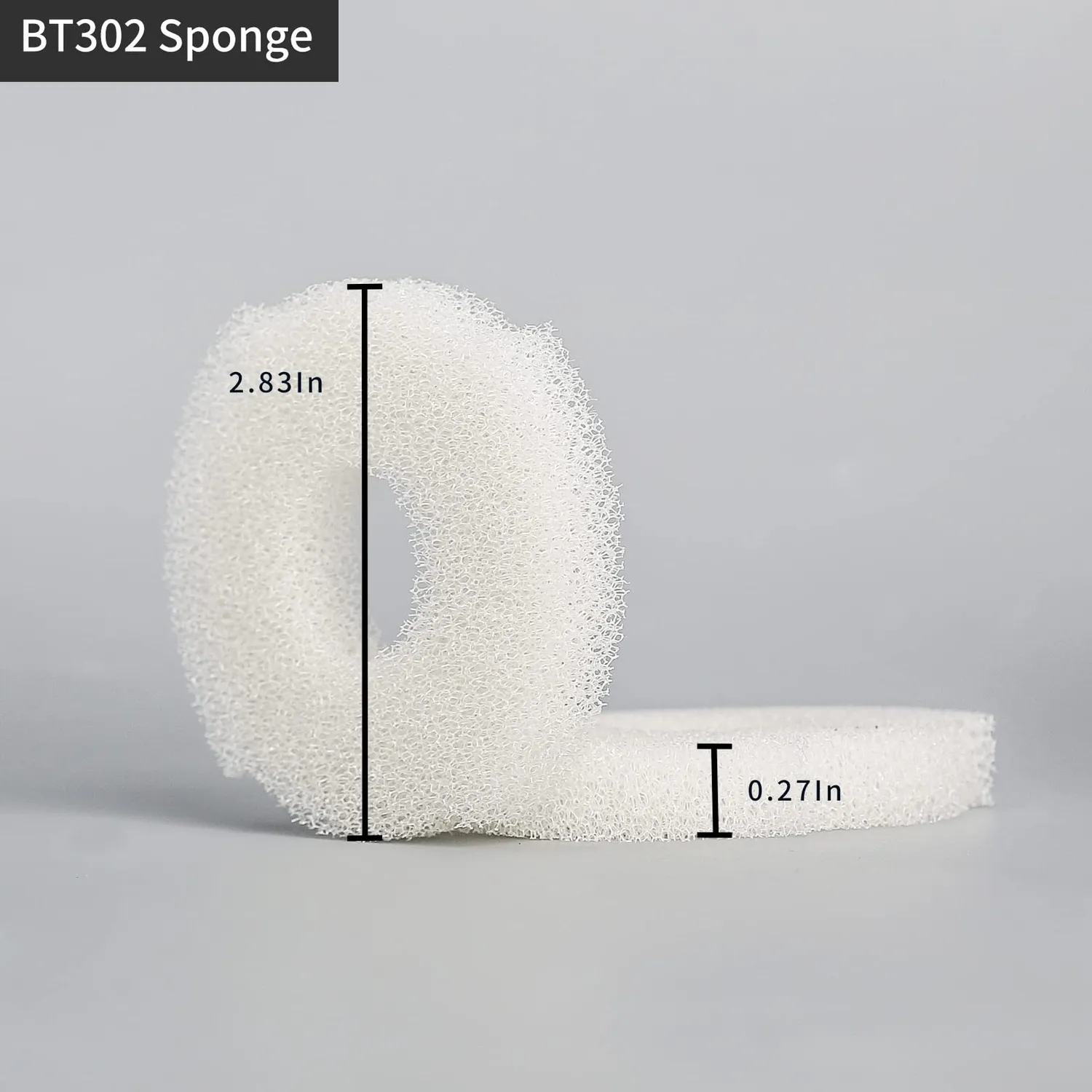 boxtech BT302 spugna filtrante ricambio 3 pezzi bio