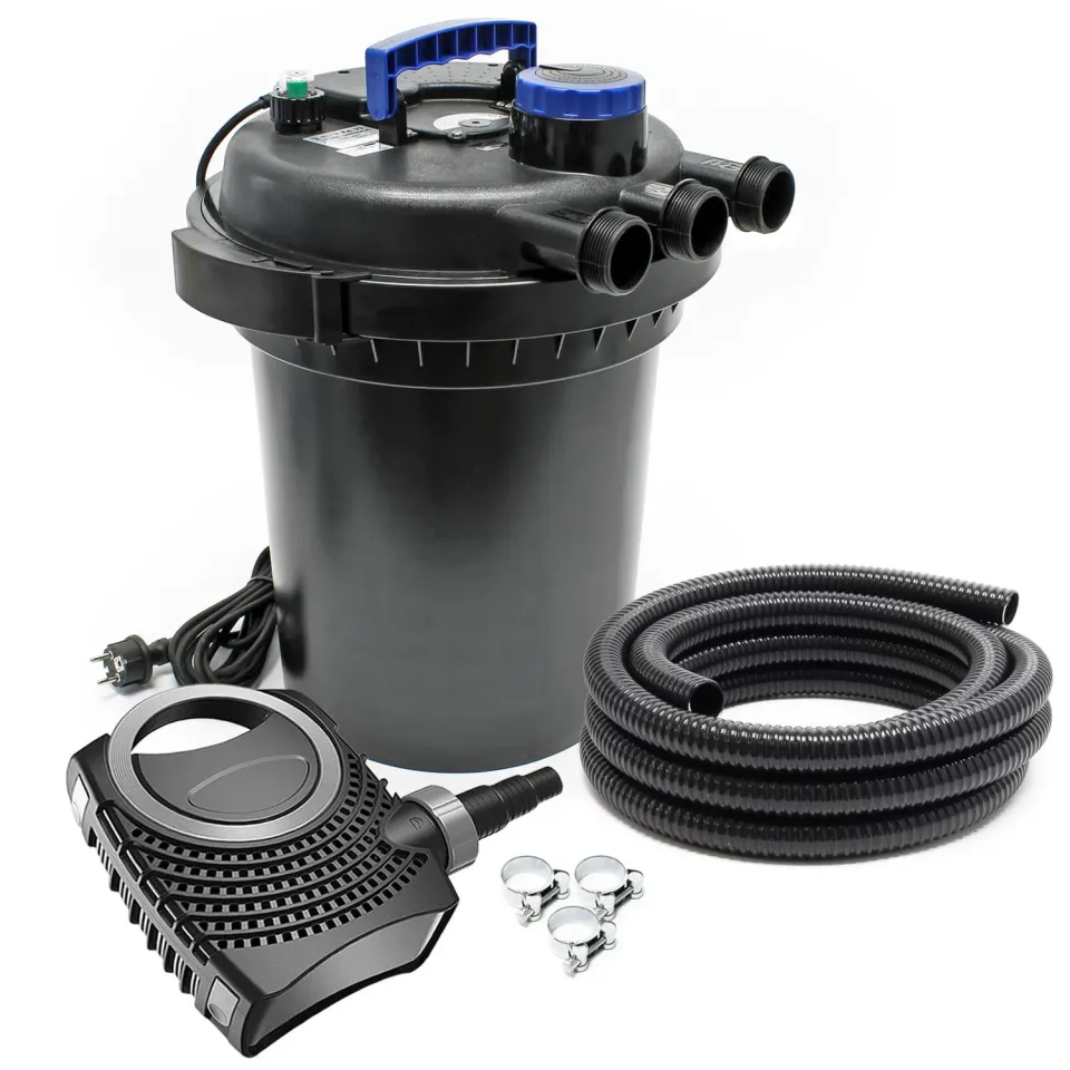 SunSun CPF-250 set filtro pressione UVC pompa 6000 l/h 5m