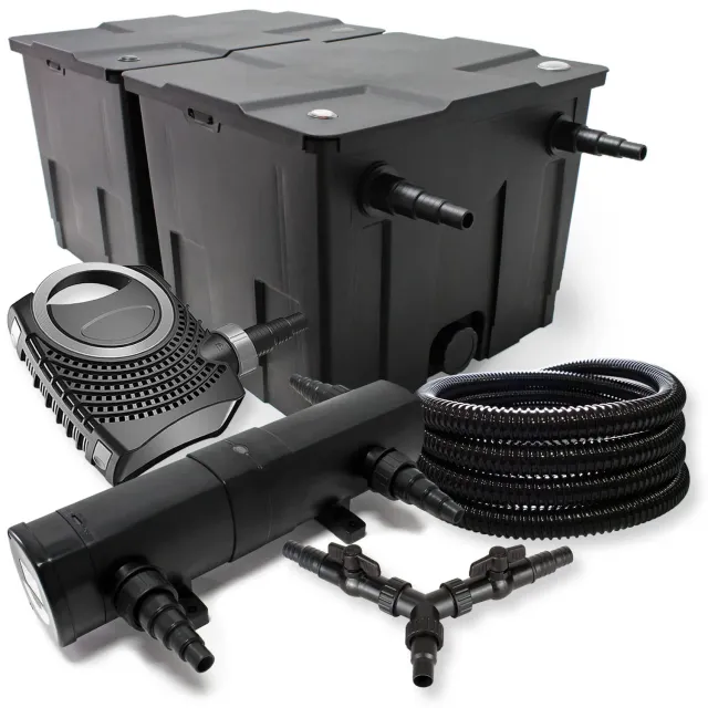SunSun CBF-350B set filtro laghetto 60000 l UVC 36W pompa tubo