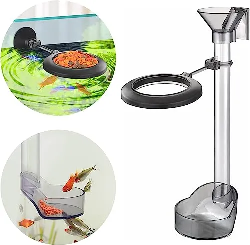 boxtech tubo mangiatoia acquario 20-37 cm acrilico