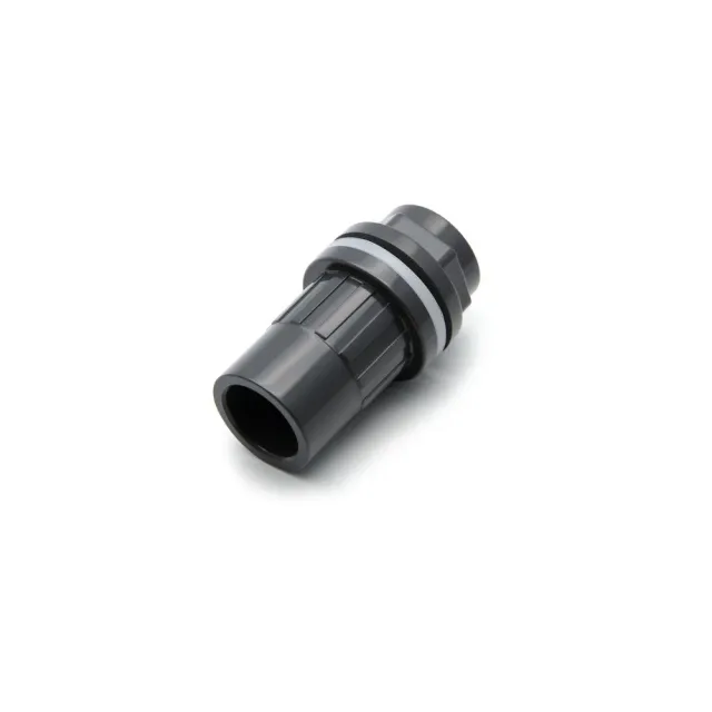 Aquariatech Raccorderia Attacco Serbatoio Bulkhead Grigio Ø32