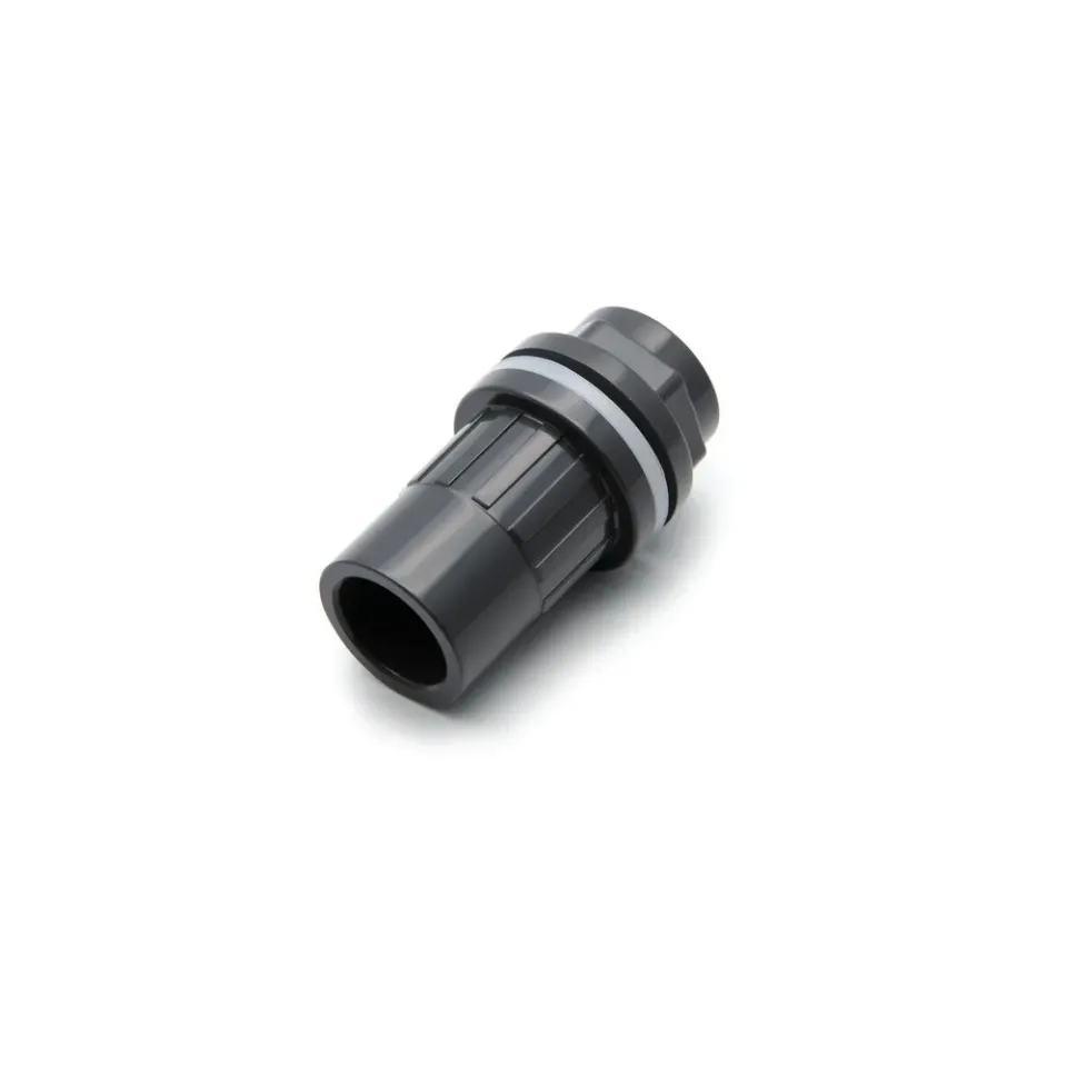 Aquariatech Raccorderia Attacco Serbatoio Bulkhead Grigio Ø32