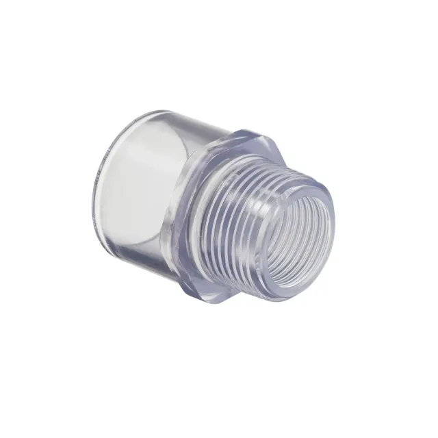Aquariatech Raccorderia nipplo maschio 1.1/2" acrilico Ø50 trasparente
