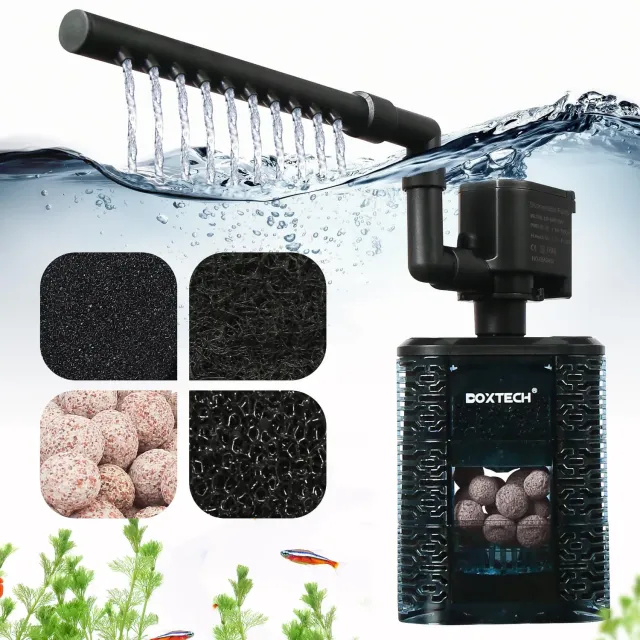 boxtech 5 in 1 filtro interno acquario 3W 390 L/H 75-150 L