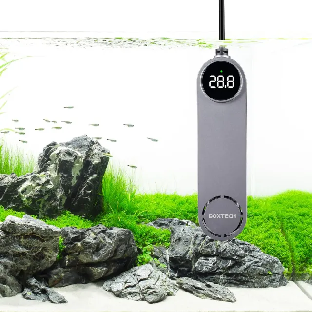 boxtech Mini riscaldatore acquario 50W display 20-34°C