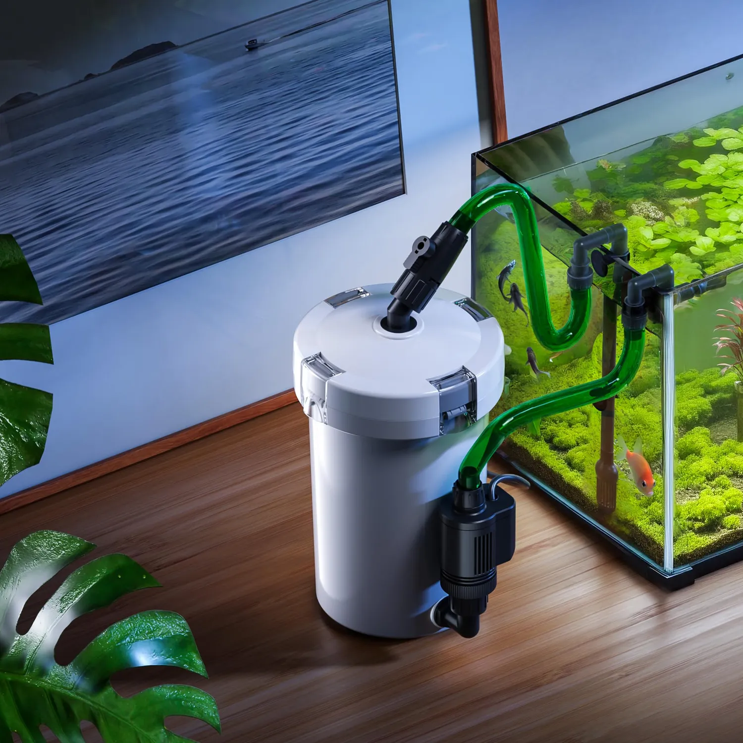 SunSun HW-603B Filtro Esterno Acquario 400 l/h 6W fino a 120 L