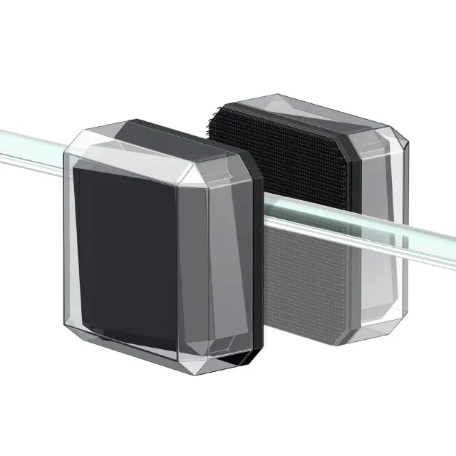Pawfly Pulitore Magnetico 2,5 cm spazzola vetro 0,5 cm mini