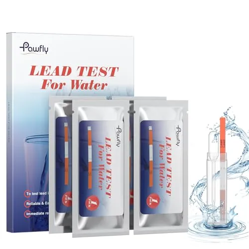 Pawfly kit test piombo acqua potabile 4 pz fino a 5 ppb