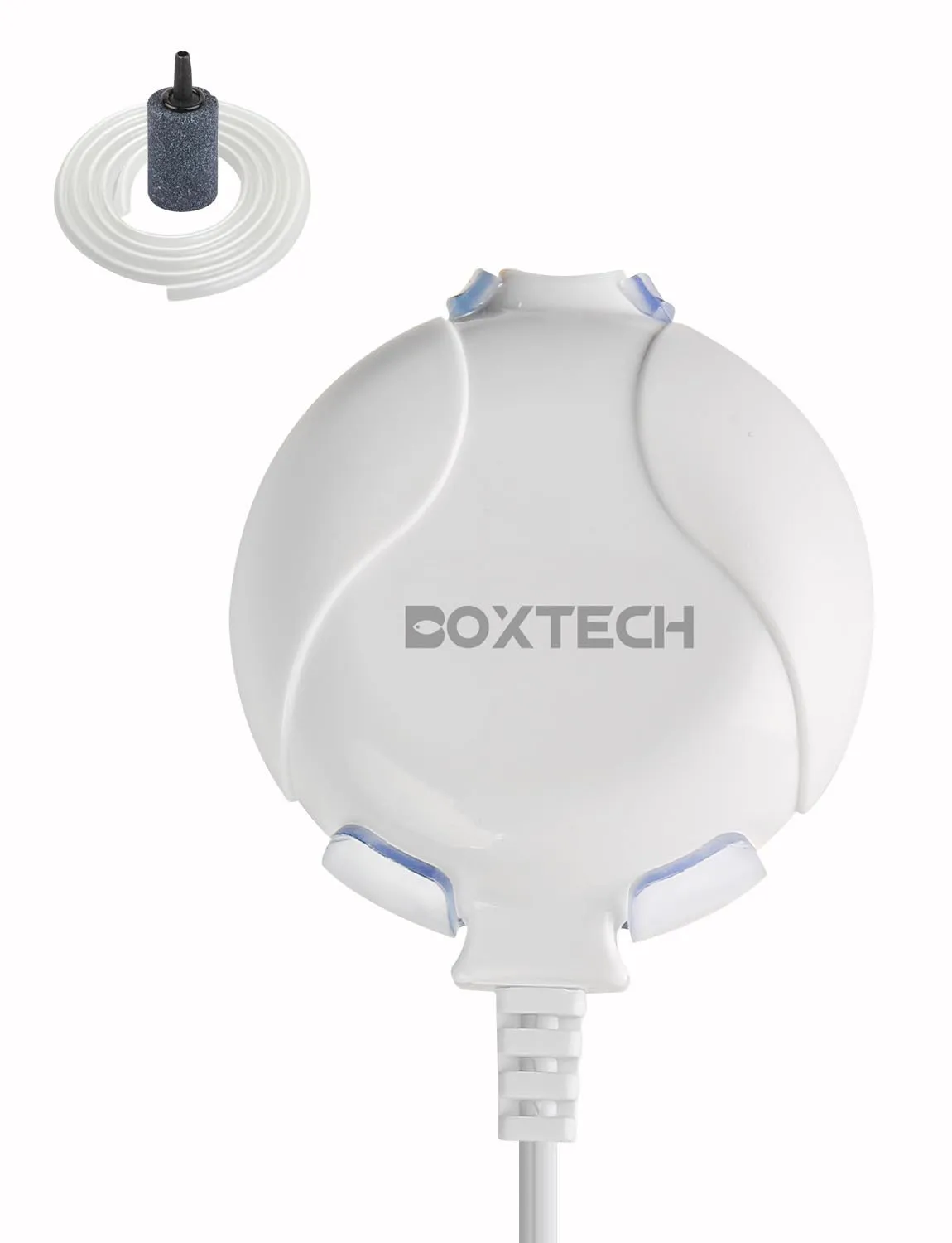 Boxtech Mini aeratore acquario 1W bianco 50L