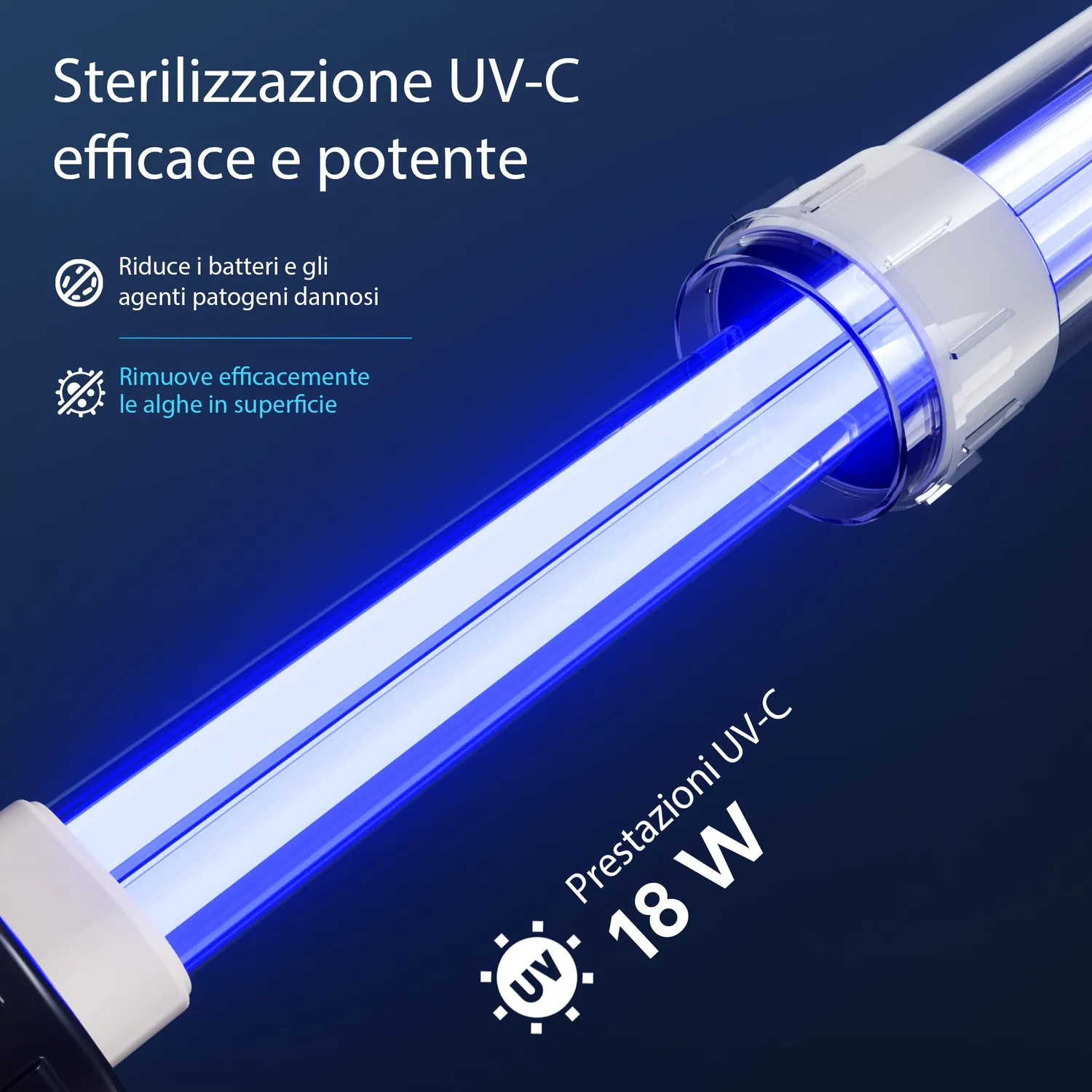 SunSun CPF-15000 set filtro laghetto 6000 l/h UVC 18W