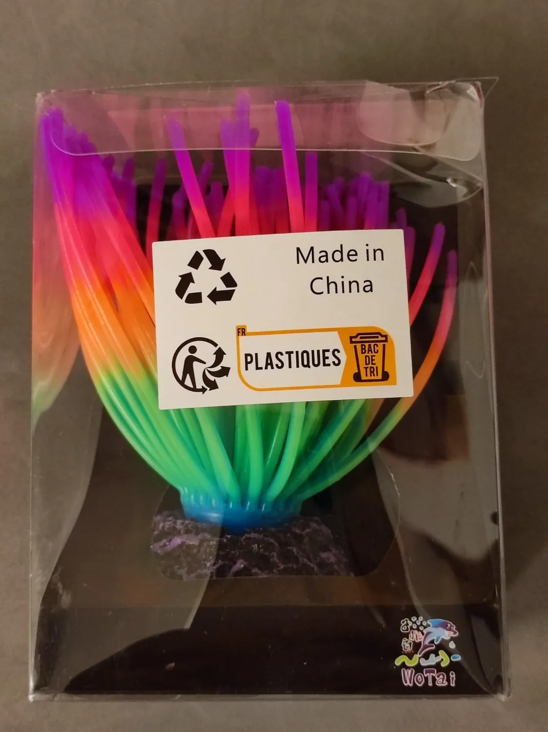 Pawfly Riccio di Mare Arcobaleno decorazione acquario silicone