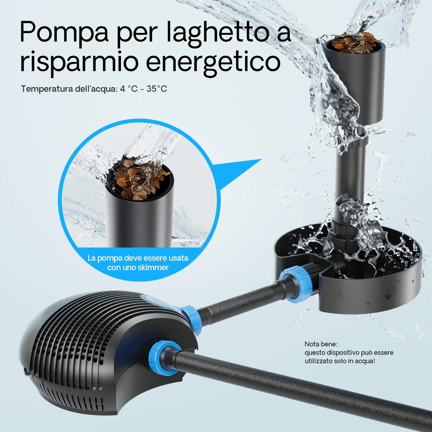 SunSun CTF-14000 pompa laghetto 14.000 l/h 120W