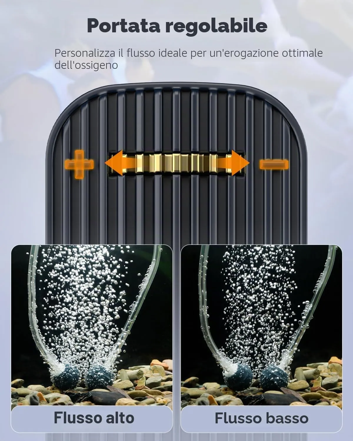 Pawfly Pompa Aria Acquario 416 L/H fino a 606 L Ultra Silenziosa