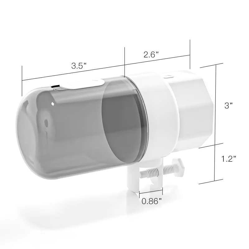 Londafish Distributore Automatico Cibo Pesci 350 ml Timer a Batteria