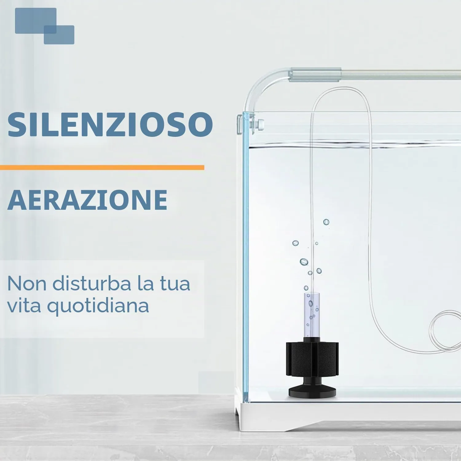 Pawfly Filtro a Spugna Acquario 120L per Avannotti e Betta