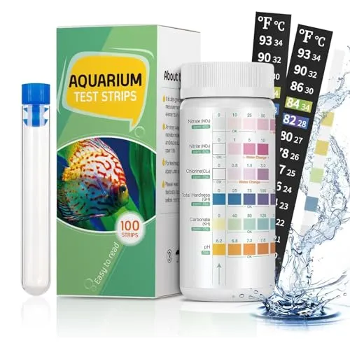 Pawfly Strisce Test Acquario 6 in 1 100 Pezzi con Provetta
