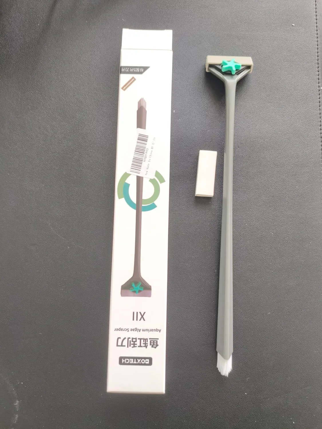boxtech raschiatore alghe vetro 2 in 1 regolabile