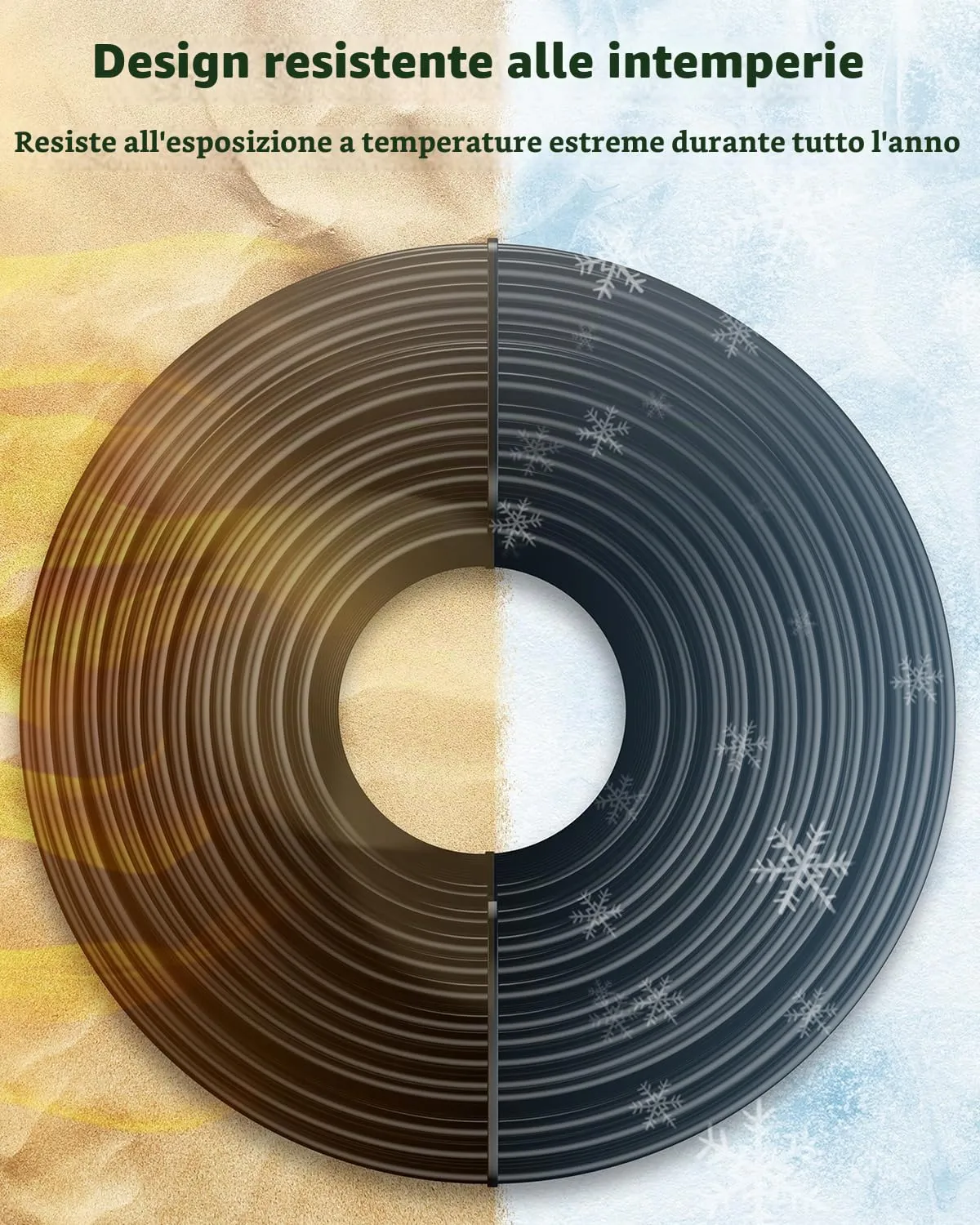 Pawfly Tubo Irrigazione a Goccia 61m 4x6mm in PE Nero Micro