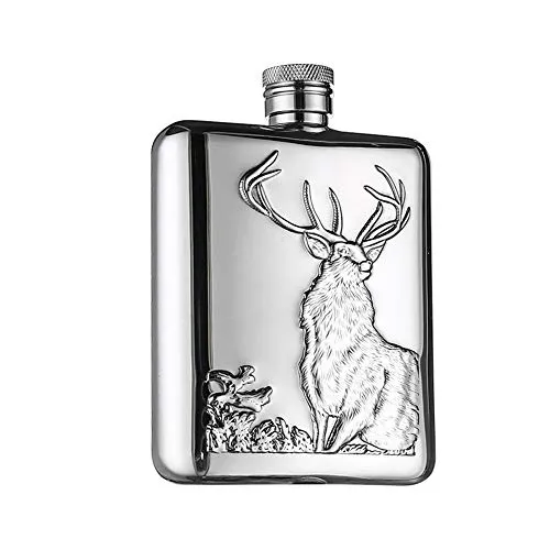 Londafish Fiaschetta Cervo 170ml Acciaio Whisky Tasca